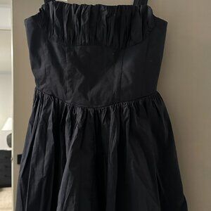 BNWT Zara Black Mini Corset Bustier Dress